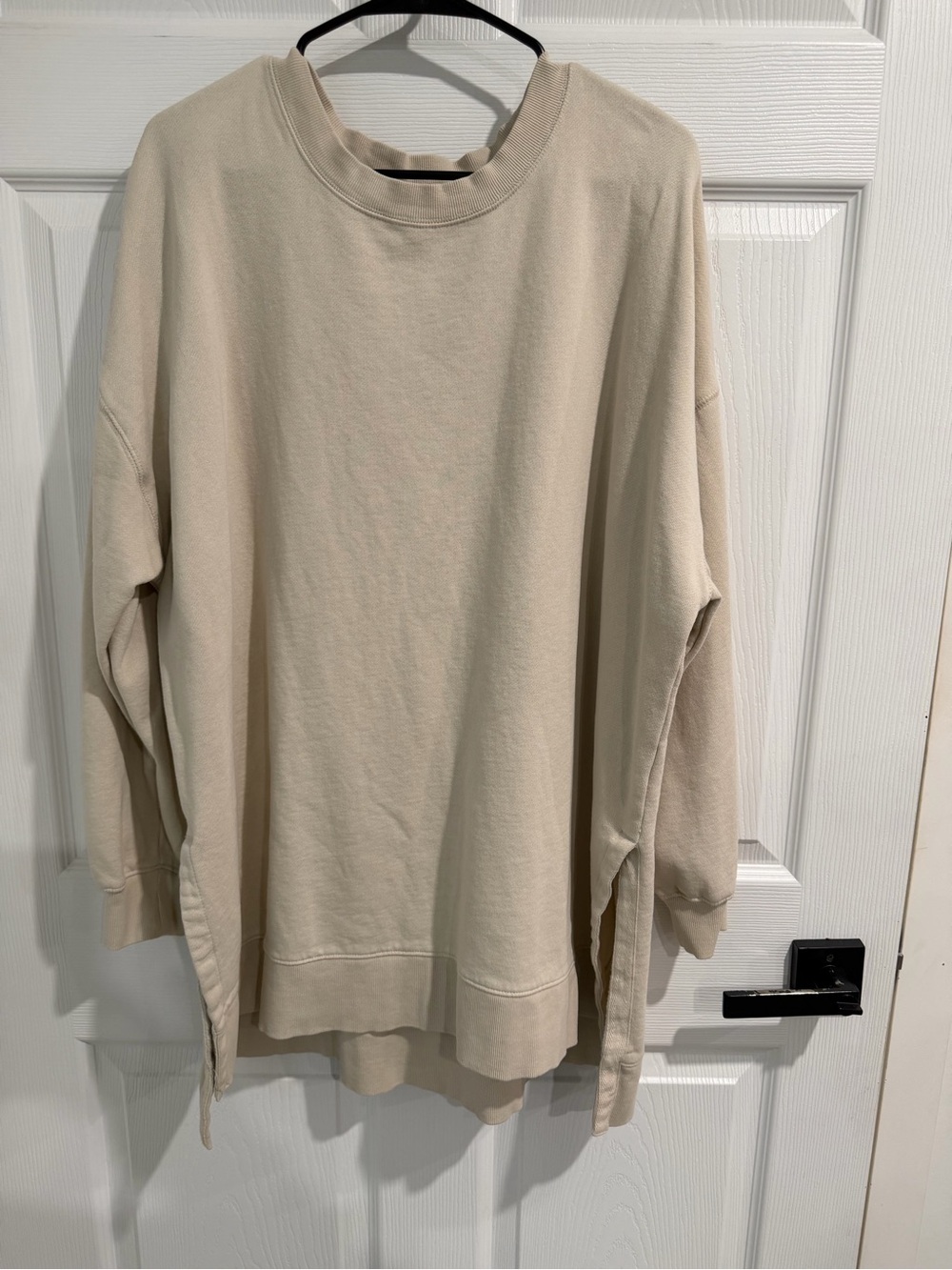 Old Navy Tunic Crewneck Sweater - Cream